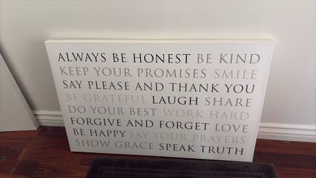 Canvas wall frame