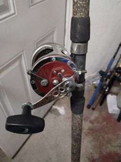 Fishing pole with reel in good condition