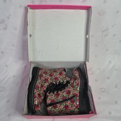 New Betsey Johnson Sz 7 Women Punk Rock Combat Boots