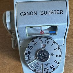 Vintage Canon Booster Meter For FTB Series Film Cameras w/ Case Made In Japan