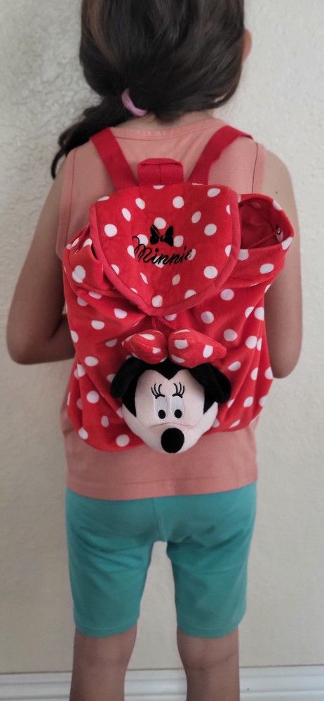 Minnie Mouse Plush Backpack Kids New ( Price Firm!)