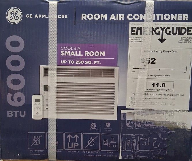 New In Box GE 6,000 BTU Window AC