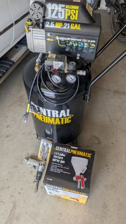 Air Compressor - Central Pneumatic + Tools
