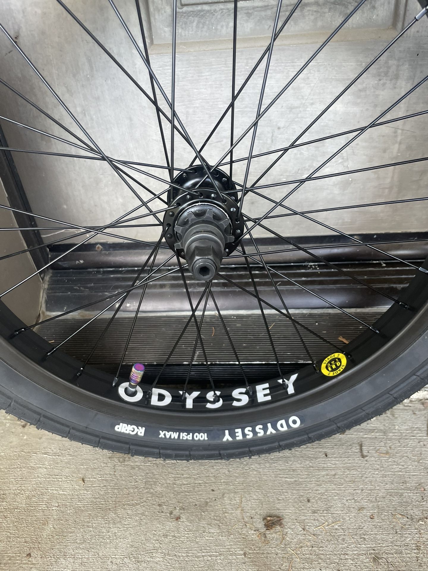 Bmx Wheelset Odyssey Rear Cinema Front