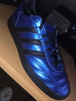 adidas Women's Lucblu Cblack Handball Spezial W Lucid blueCore 7.5 youth 8.5 women's