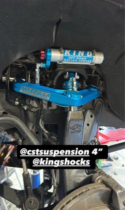 4” CST Stage 1 with King Shocks and Mazzulla Upper Control Arms 📩