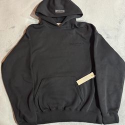 Essentials black hoodie