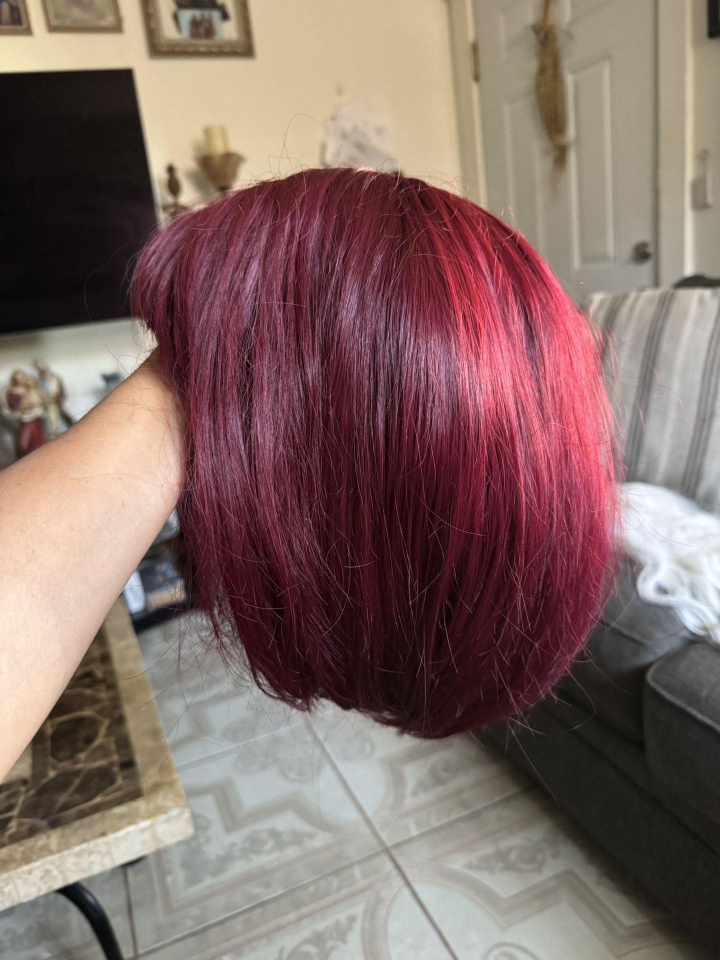 Wig Burgundy
