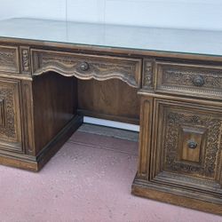 Solid, Heavy, Antique Desk