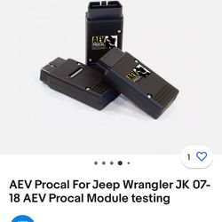 AEV Procal For Jeep Wrangler JK 07-18 AEV Procal Module testing