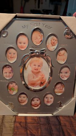 New My First Year Frame