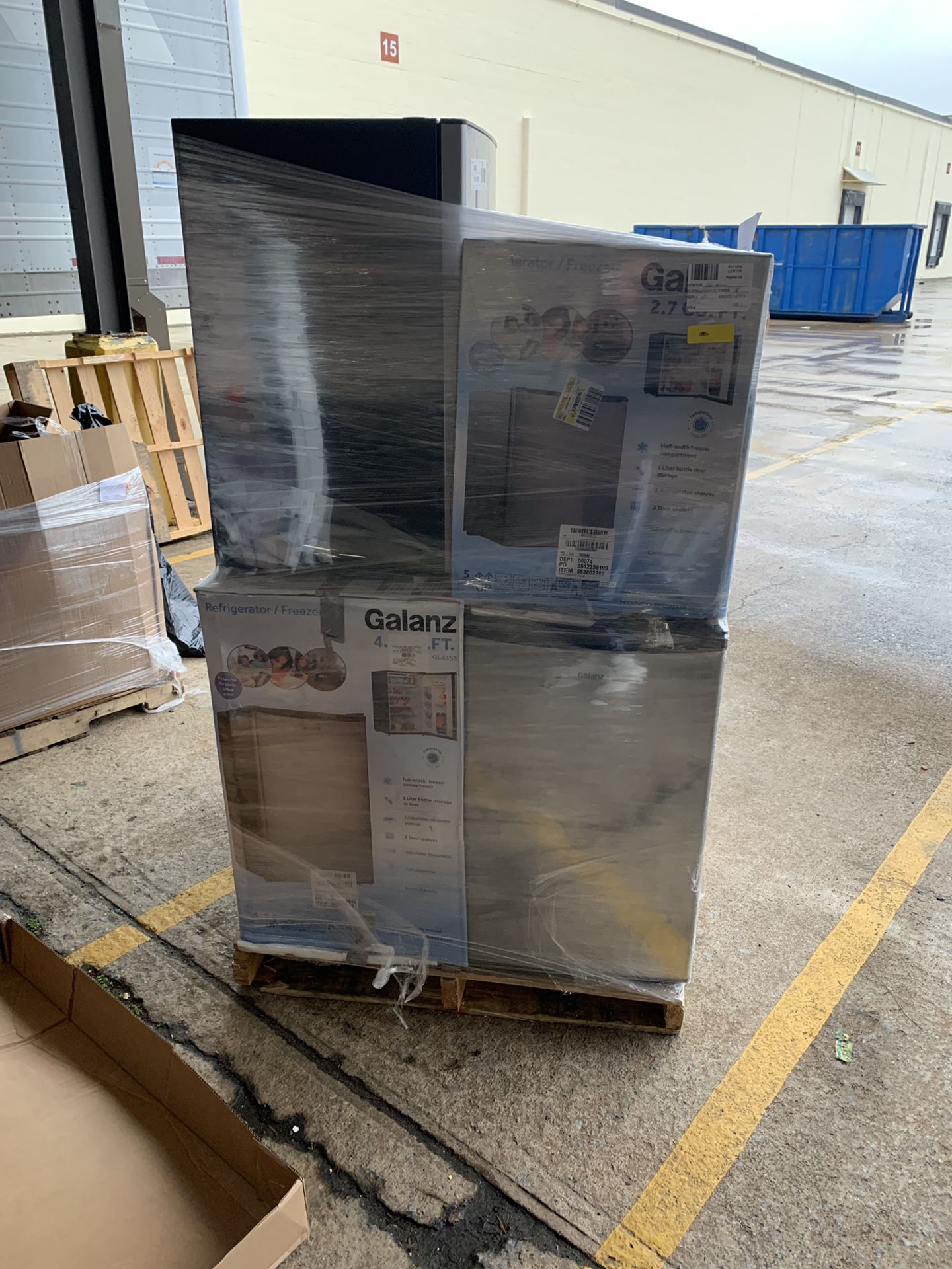 pallet of refrigerators free delivery