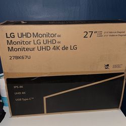 LG UHD Monitor 4k 27 Inch