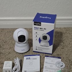 Hugolog 3K 5MP, Baby Monitor/Pet Camera/Security Camera, Color, Night Vision, Pan/Tilt, Auto-Focus