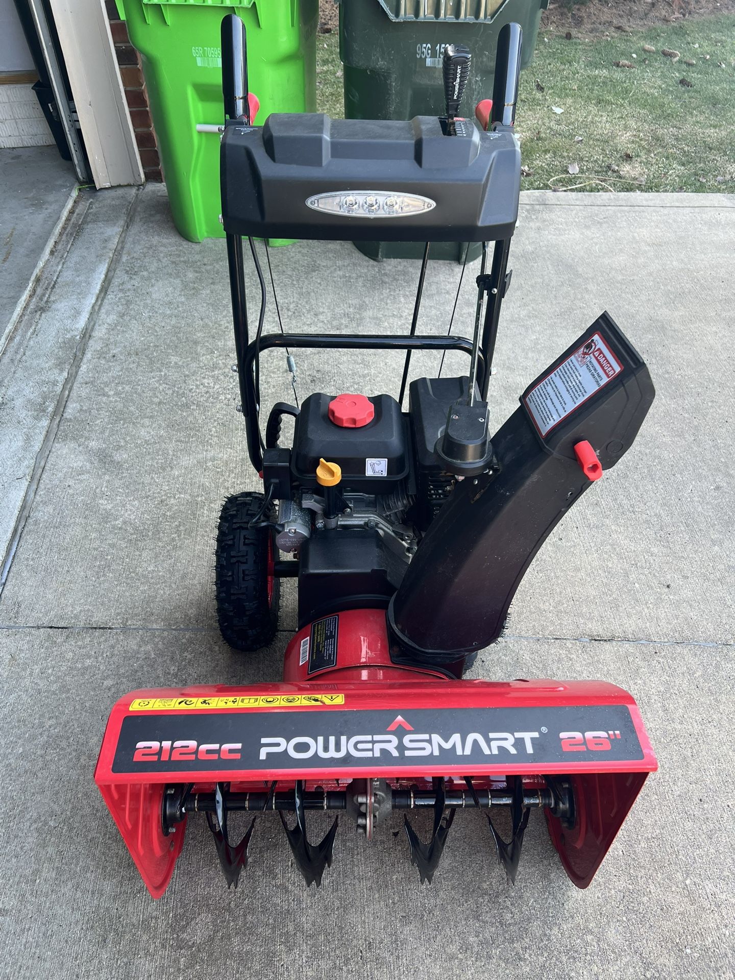 Power Smart snow blower -26inch-212cc