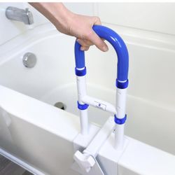 Adjustable Bathtub Handle for Elderly Or Kids | Sturdy Clamp-On