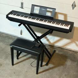 Yamaha P-45 88 Key Digital Piano with Bench & Stand