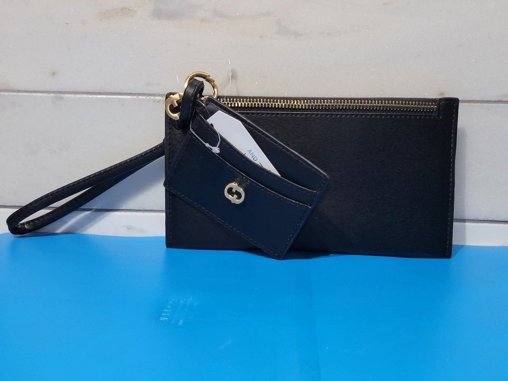 Black Clutch Wristlets With Card Cases $5 Each (Three Available)