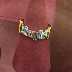 Disney Parks CRISLU Jewelry Marquee Ring Size 9