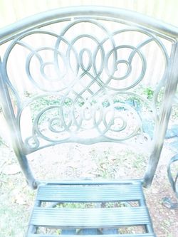 Iron Swivel Chair