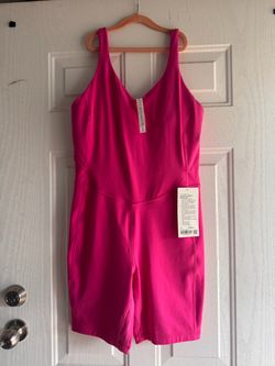 Lululemon Align Bodysuit Hot Pink..