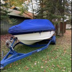 1996 Rinker Boat W Trailer & Ski’s