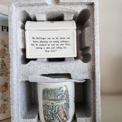 Wedgwood England Beatrix Potter Peter Rabbit Treasure Chest & Canister