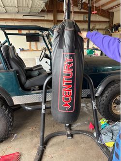 Punching bag with stand