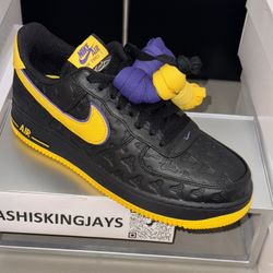 Nike Air Force 1 Low Kobe Bryant Lakers Away (Numbered Edition of 8000) Sizes 9 9.5 12  Men  Meet Ups at Durango Casino 🎰 