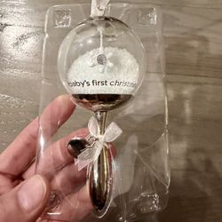 NEW - Hallmark Keepsake Christmas Tree Ornament - Baby's First Christmas