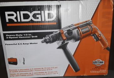 RIDGID 8.5 Amp Corded 1/2 in. Heavy-Duty Hammer Drill
