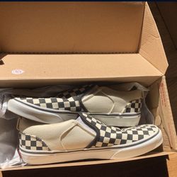 Vans Checkered Board Slip Ons 