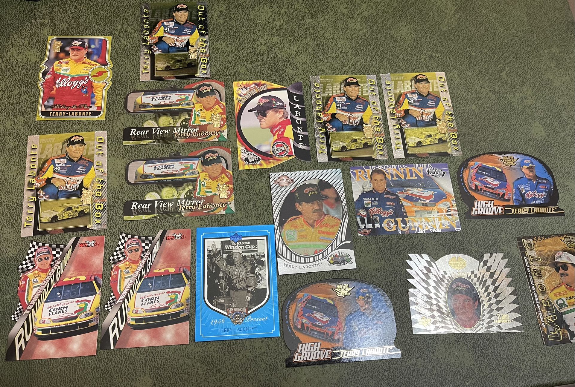 Awesome Lot Of 17 Terry LaBonte NASCAR Cards