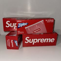 Supreme Ziploc Bags (Box Of 30) 🚨