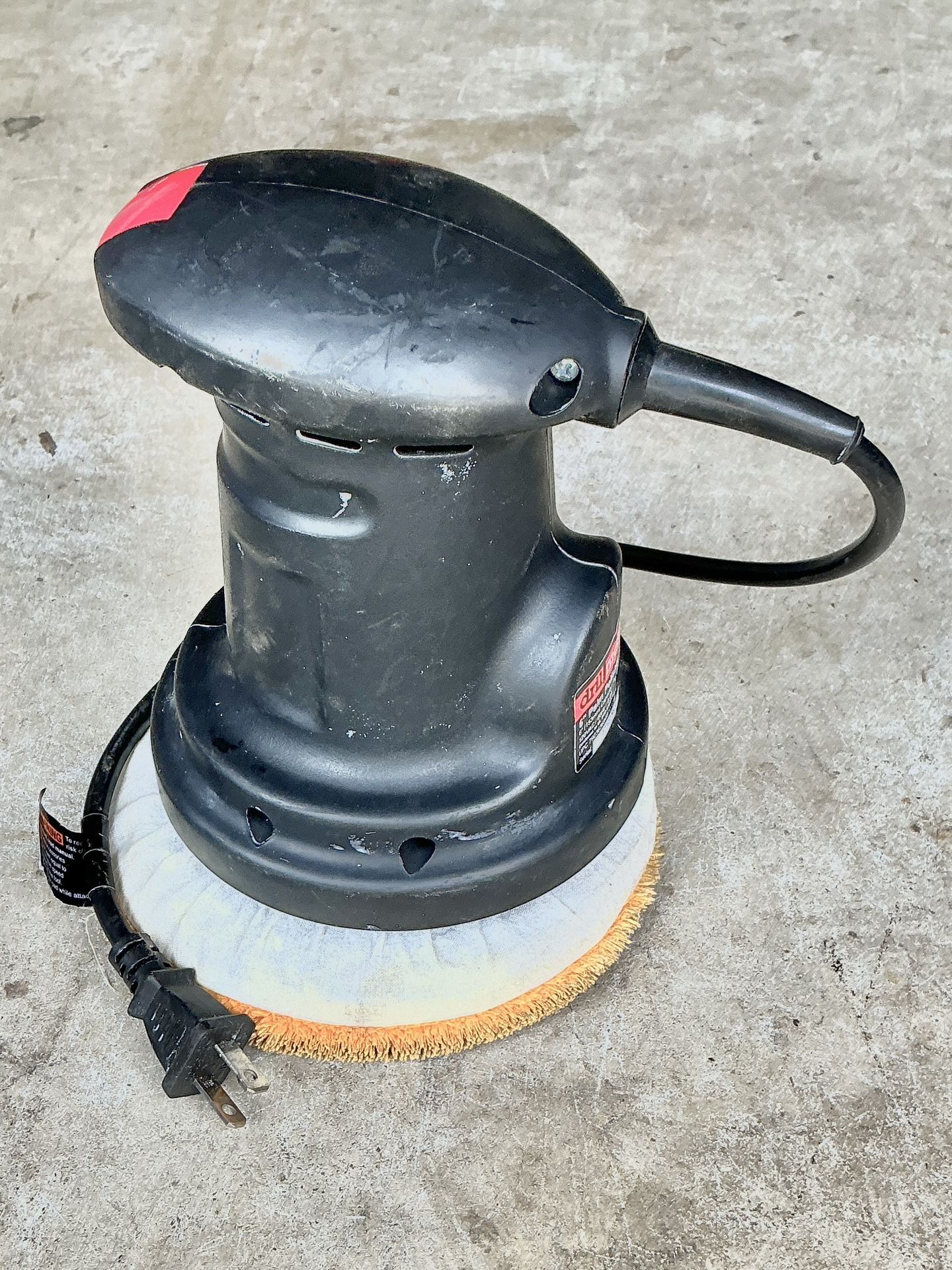 Drill Master 6" Compact Palm Polisher 69487 120V, Car Auto Detail