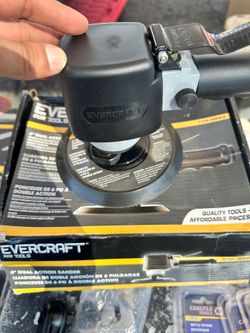 Evercraft 6” dual action sander (air tool)