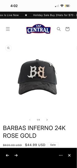 Barbas Inferno 24K Rose Gold Snapback Hat