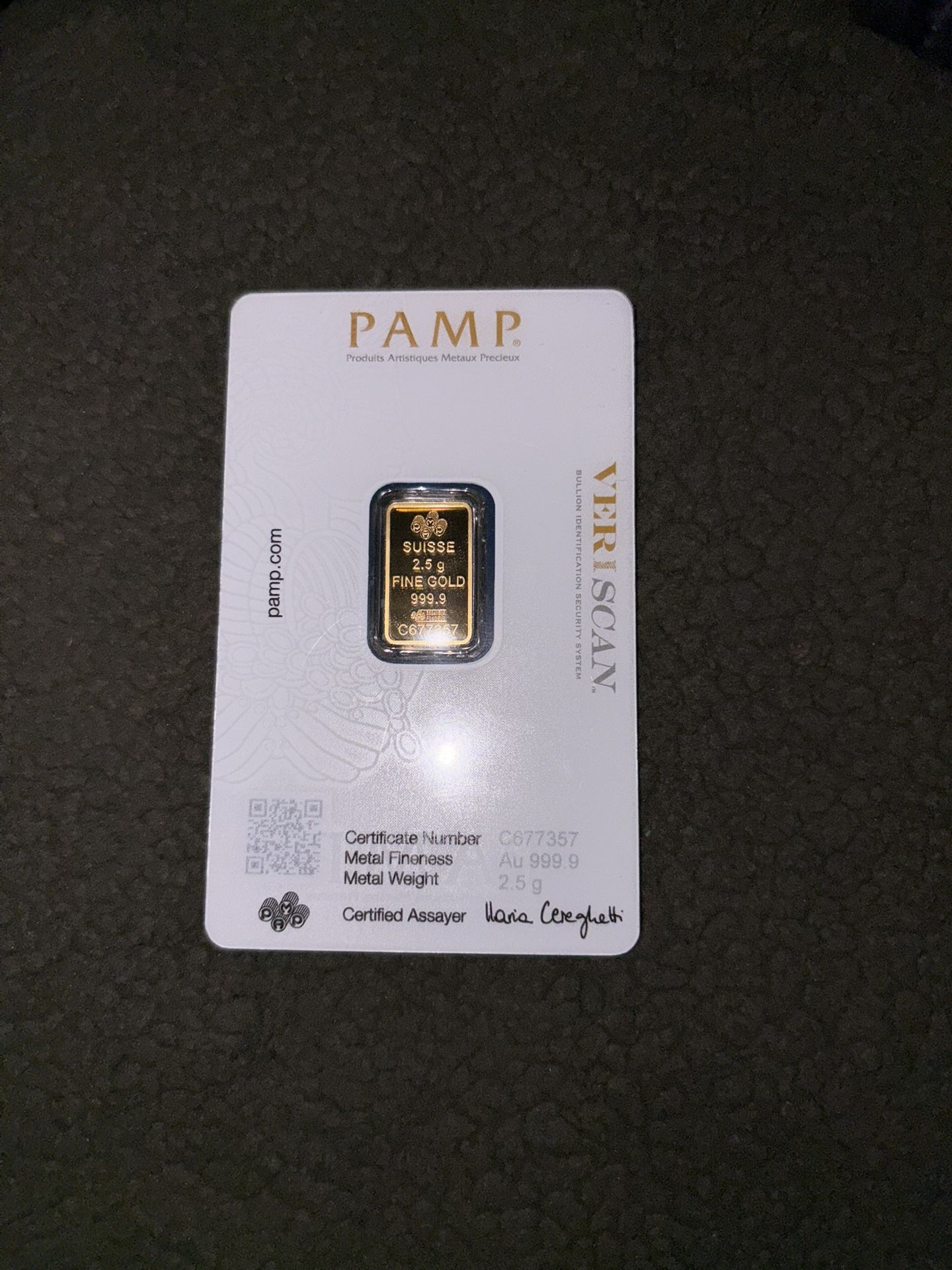 2.5 g FINE GOLD