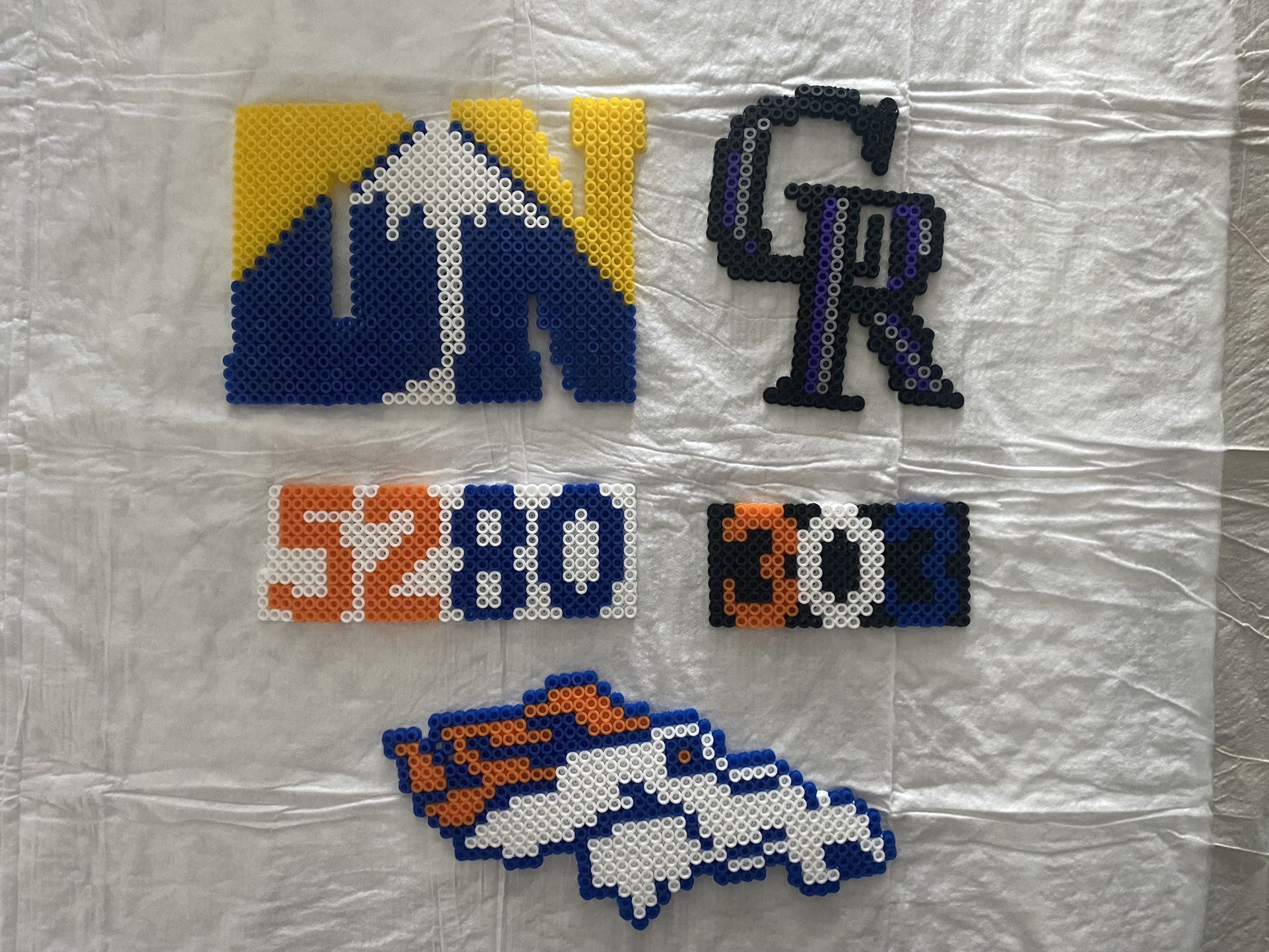 Denver Nuggets Perler Bead