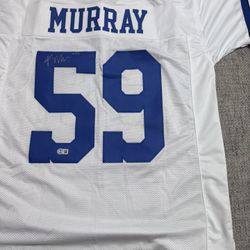 Kenneth Murray Autographed Signed Custom Jersey- Beckett Coa - Dallas Cowboys