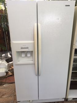 FRIDGE REFRIGERATOR GARAGE BOX KENMORE WORKS PERFECT 36" Wide NO ICEMAKER