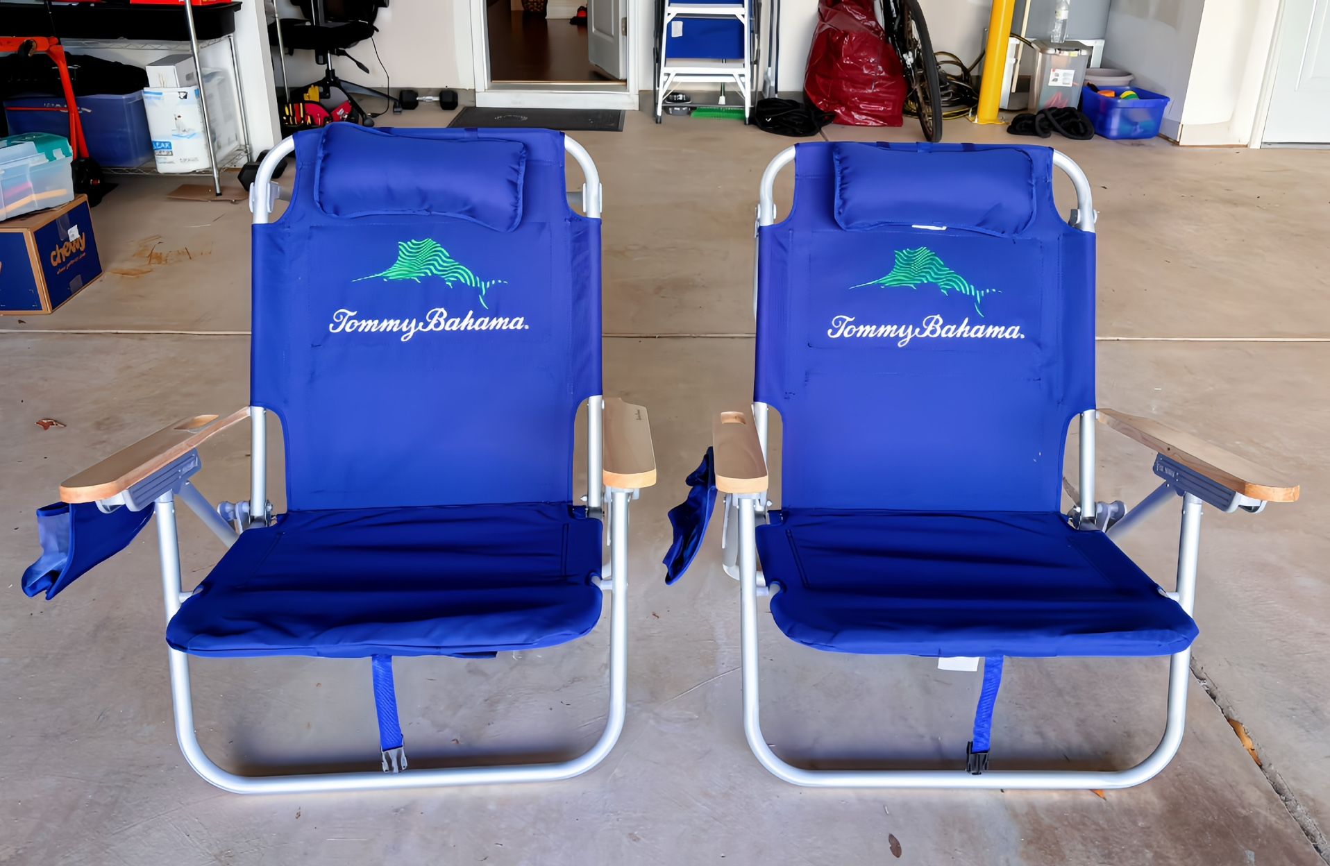 Tommy Bahama Backpack Beach Chairs- Set Of Two - New, never used