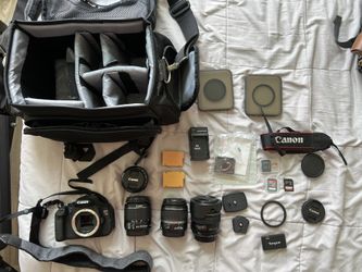 Canon Rebel T3i With Accessories