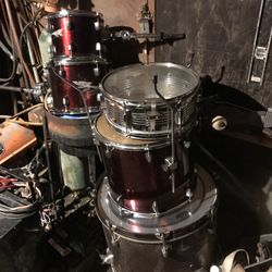 Drums/Electric Drum Set Also Five Drums Two Symbols