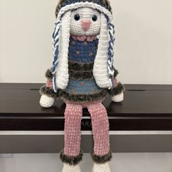Conejo Tejido A Mano - Crochet 