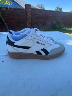 Reebok white grey black sneakers