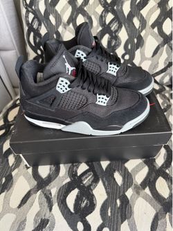 Air Jordan 4 Retro SE Black Canvas