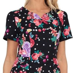 HeartSoul Women Scrubs Top Shaped V-Neck HS671 Size 2XL