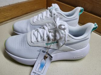 Reebok DMX Running Sneakers White Teal