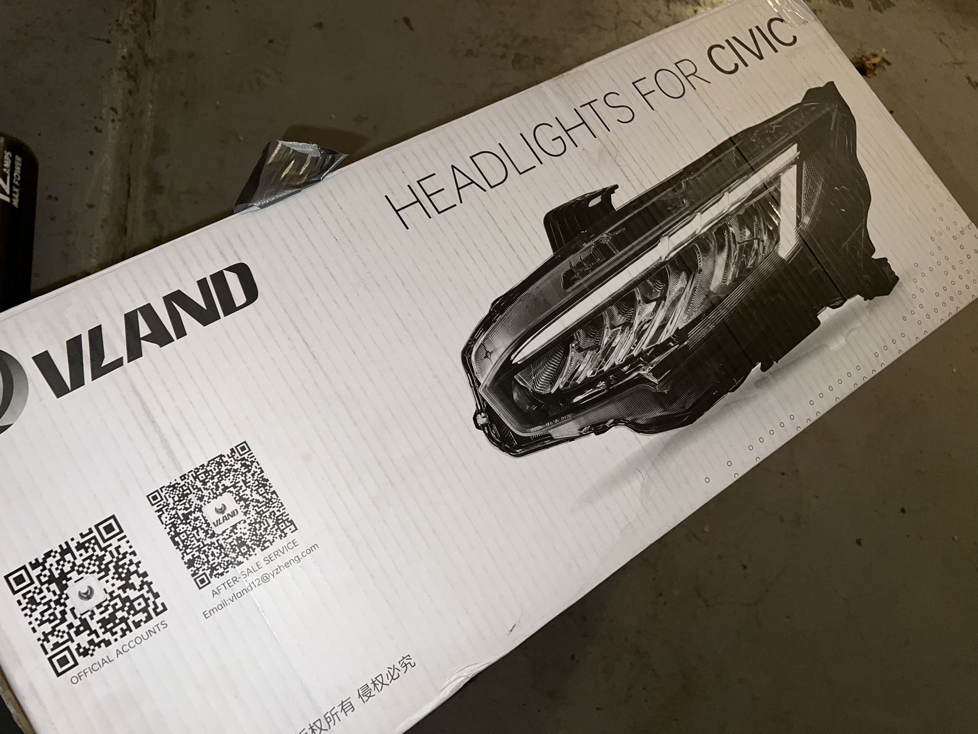 Headlights For Honda Civic 10th Gen 